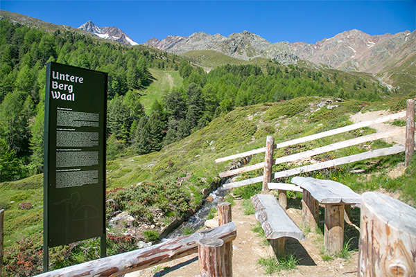 Waalwegwanderung zur Lazaunhütte