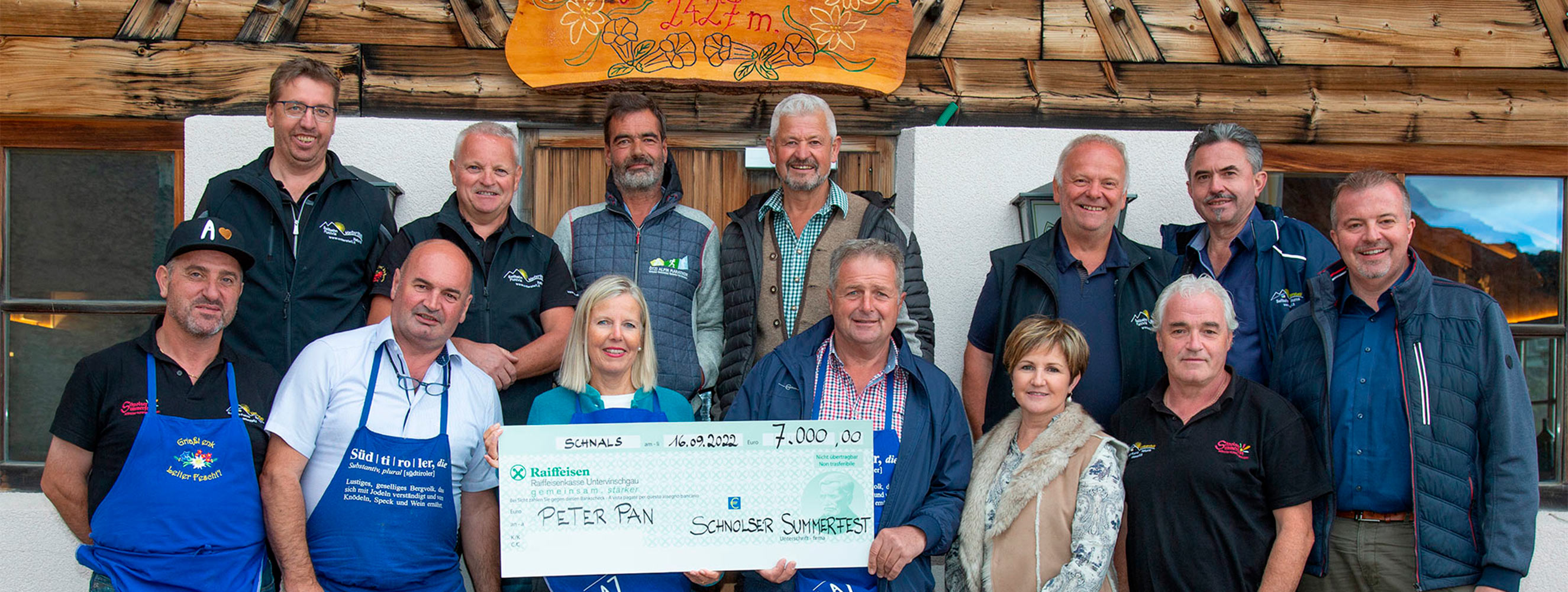 Wandern für die Südtiroler Kinderkrebshilfe Peter Pan